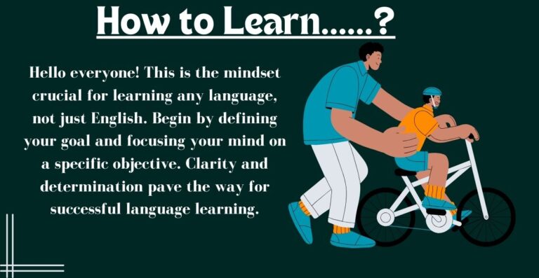 Mindset for learning easily
