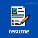 resume