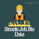 simple job bio-data